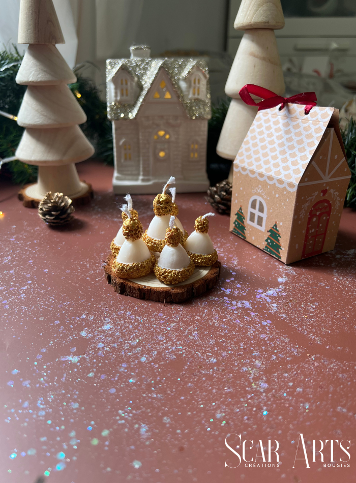 Bougie BONNET DE NOEL