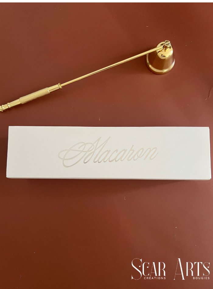 Coffret bougies Macarons