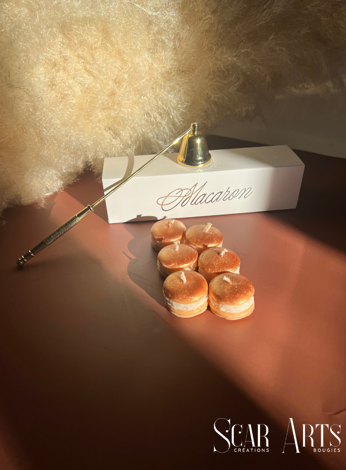 Coffret bougies Macarons