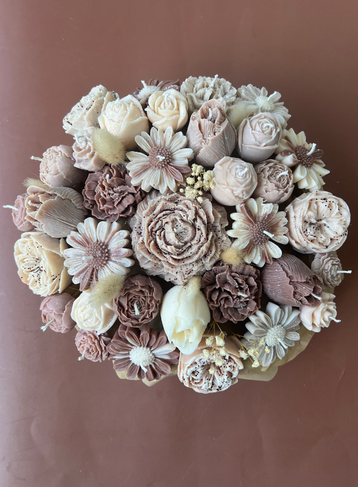 Bouquet de bougies parfumées