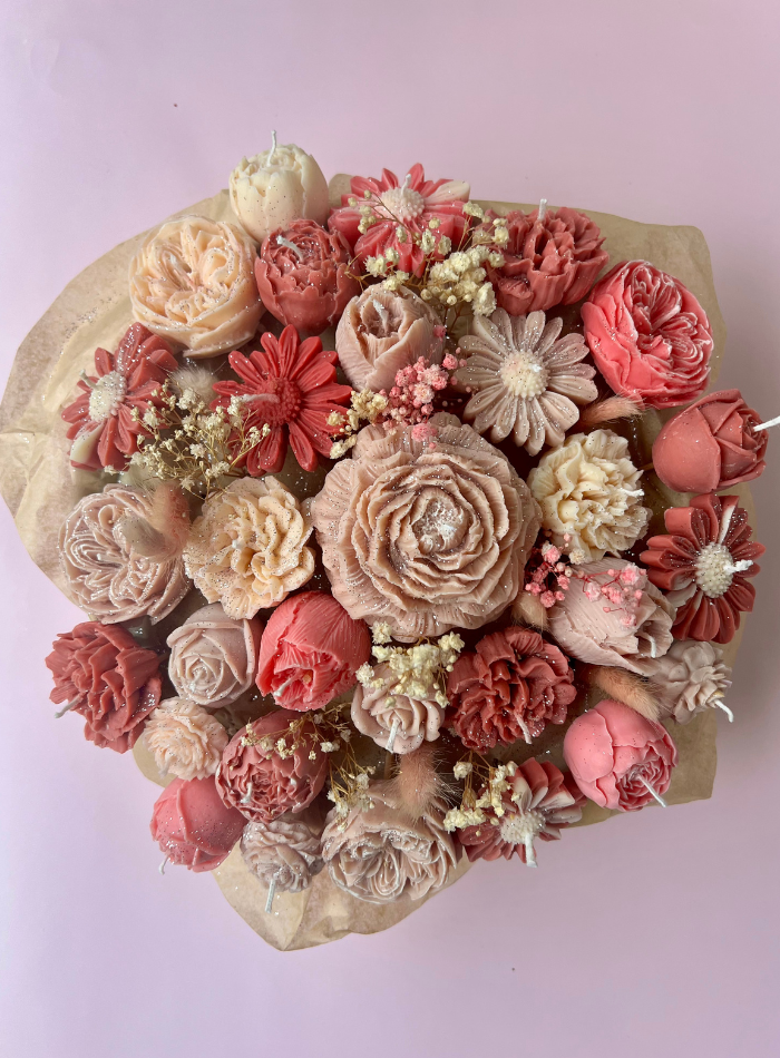 Bouquet de bougies parfumées